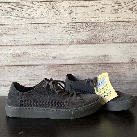 Toms Shoes - NWT Toms Lenox Gray Suede Fashion Sneakers 7.5